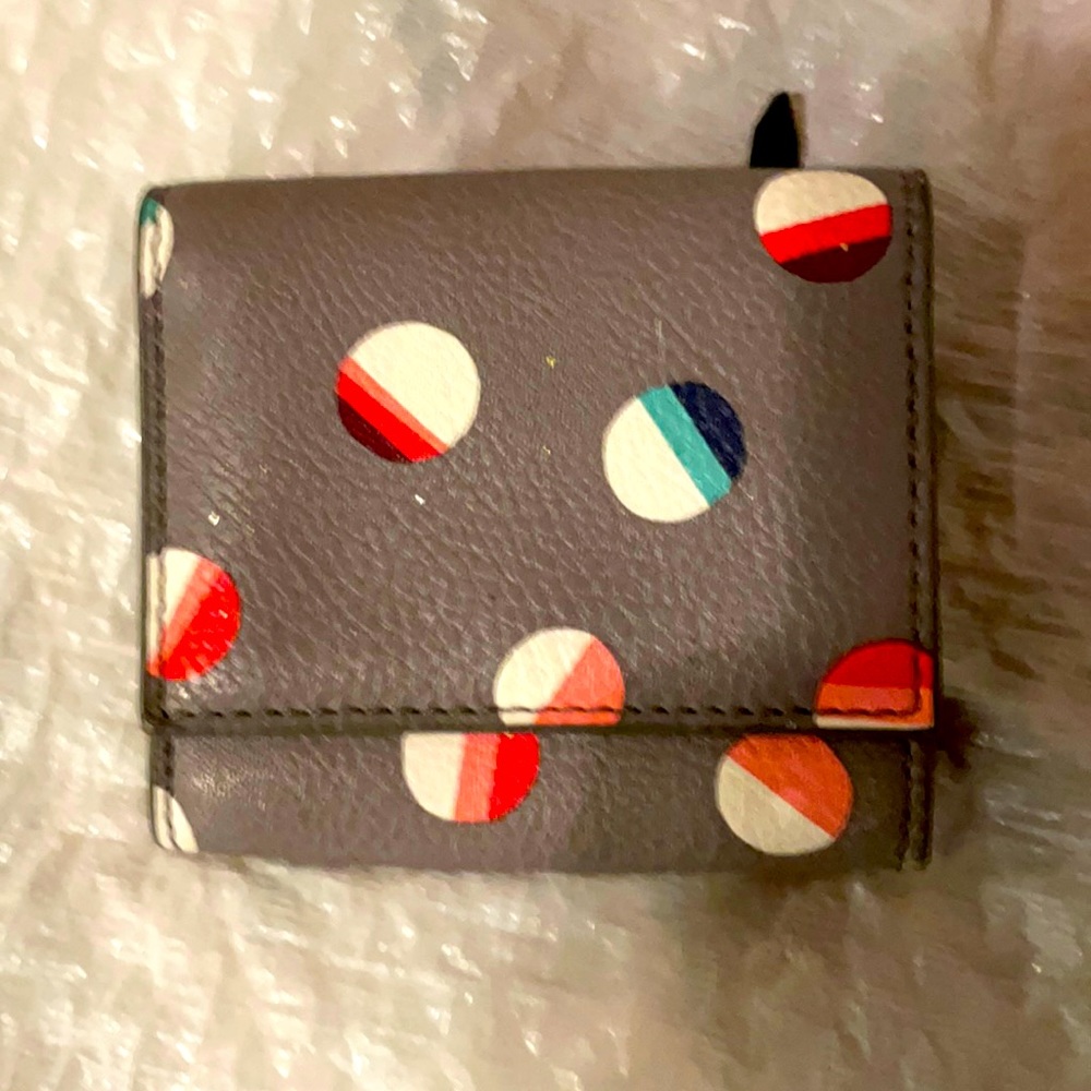 Multi color fossil wallet